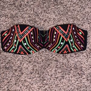 Bustier Bandeau Swim Top